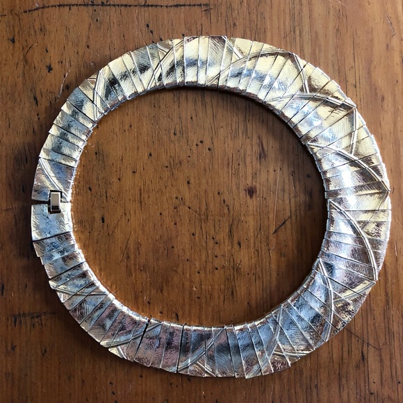 Vintage Les Bernard Gold Runway Choker - Picture 3 of 8